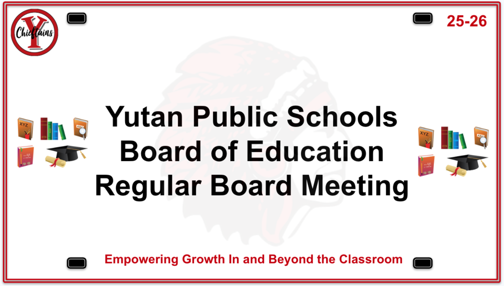 2025-26 October School Board Meeting