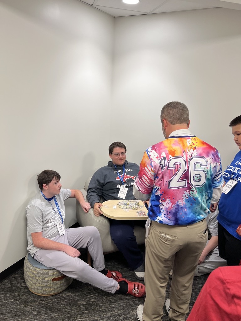Dr. Montgomery (head of the program) with the students