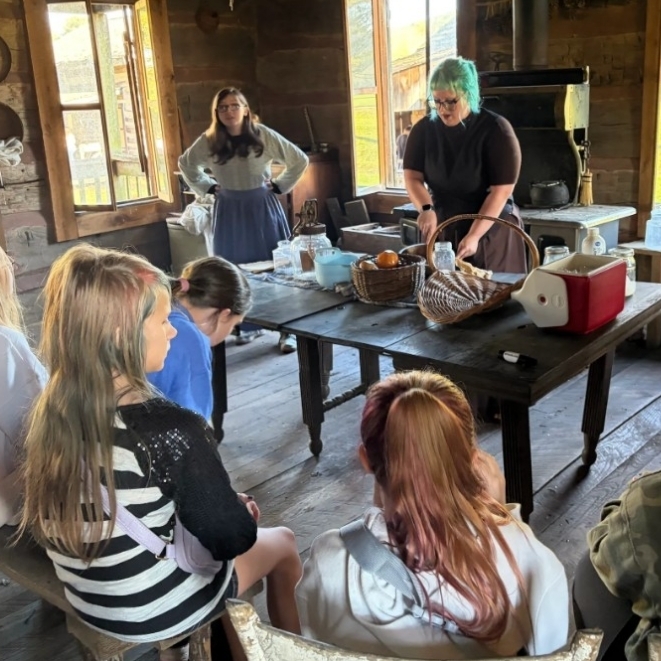 making butter