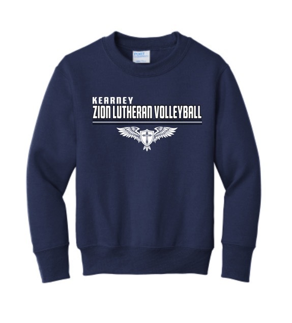 navy crewneck
