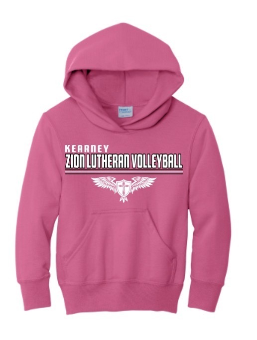 pink hoodie