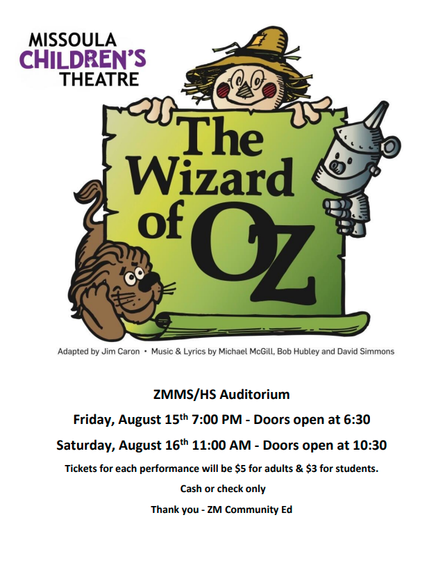 wizard of oz performance info