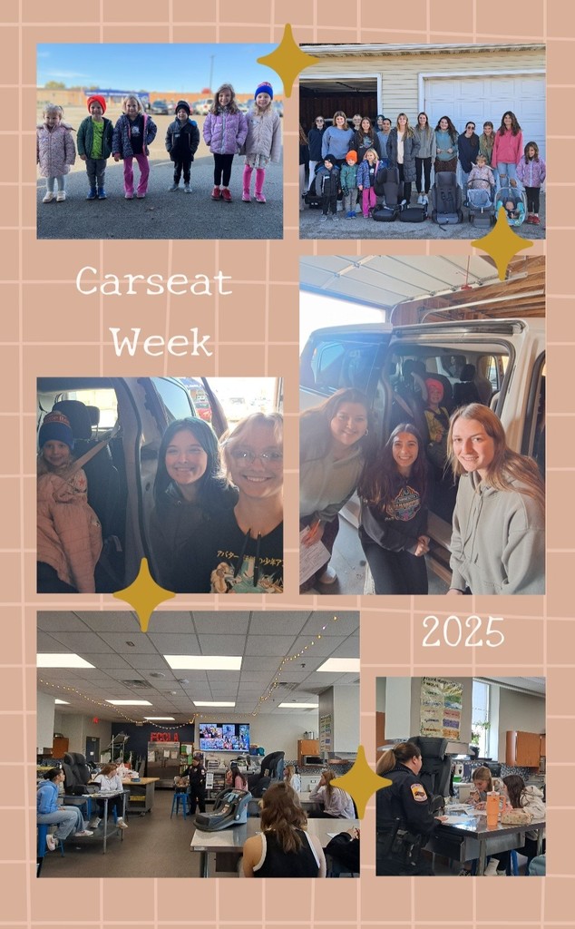 Thank you to Officer Clemenson, of the Zumbrota Police Department, for making our 9th annual Car Seat Week a tremendous success!! She came in to teach the Child Development class all about carseat safety, laws, and installation techniques.  Also, thank you so much to our friends at Cougar Care for volunteering to help our teens learn through experience.