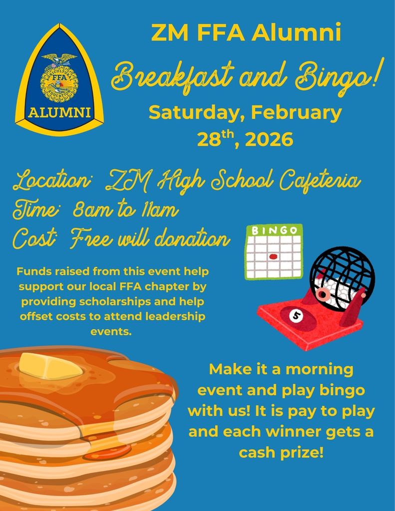 ZM FFA Alumni Breakfast and Bingo