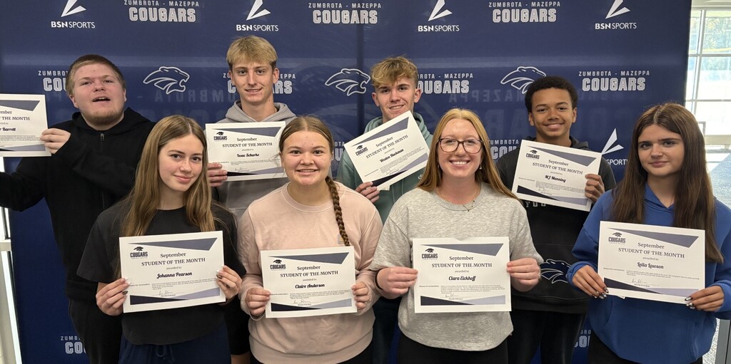 high school students of the month for September